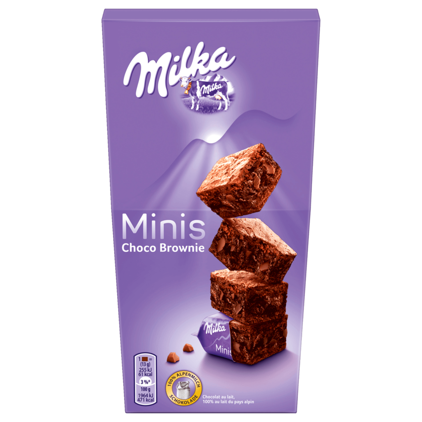 Milka Minis Choco Brownie 117g